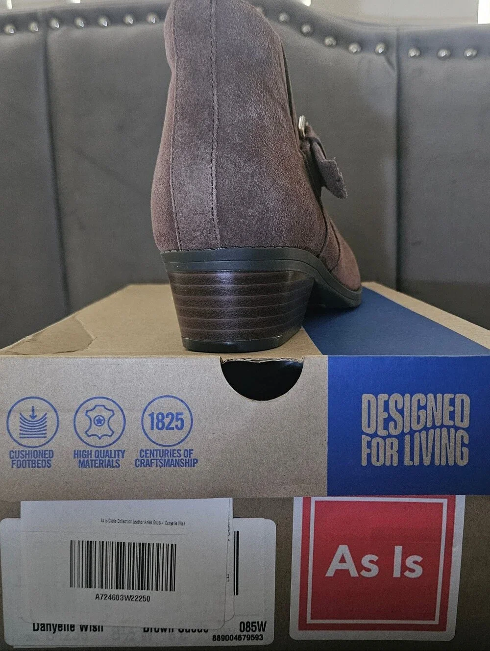 Clarks Collection Danyelle Wish Suede Ankle Boot
